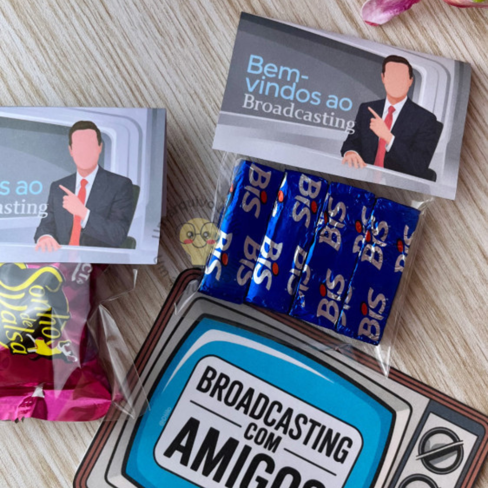 Tag + Plaquinhas - Broadcasting