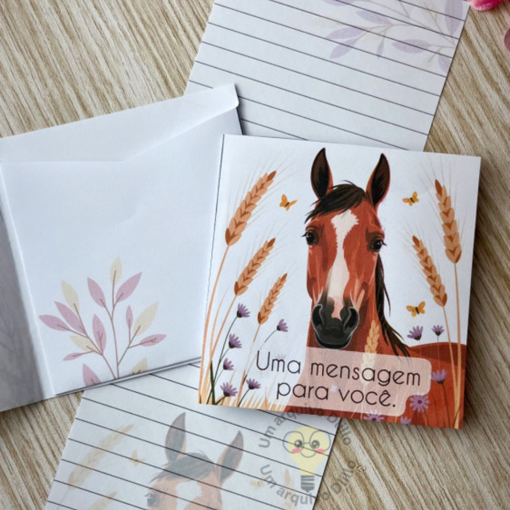 Cartas e Envelopes - Animais - Imagem 7