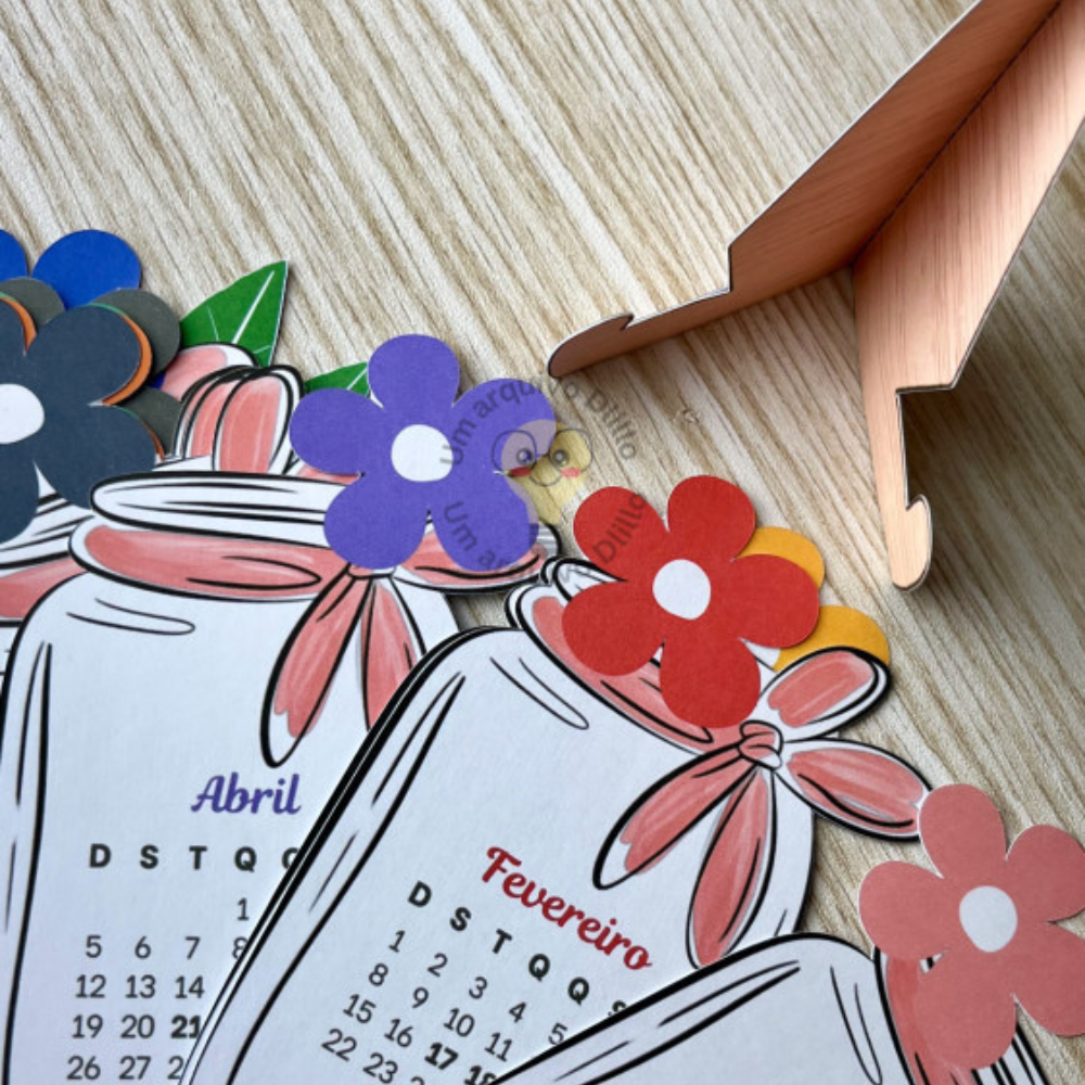 Vaso e Flores | Calendário 2026 - Imagem 4
