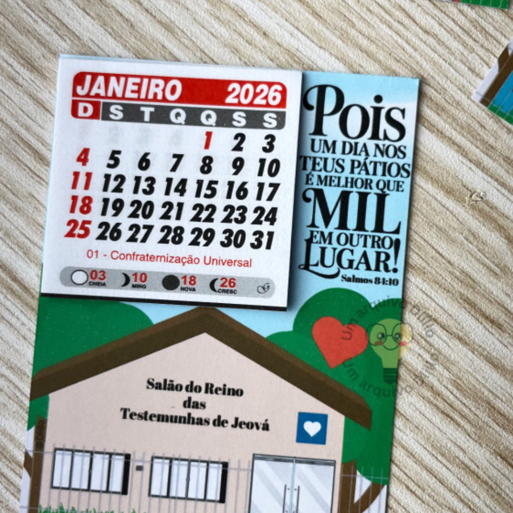 Salão do Reino | Calendário 2026 - Imagem 5