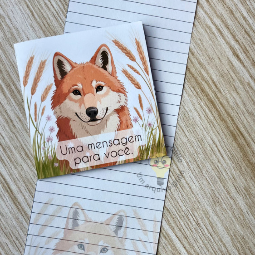 Cartas e Envelopes - Animais - Imagem 3