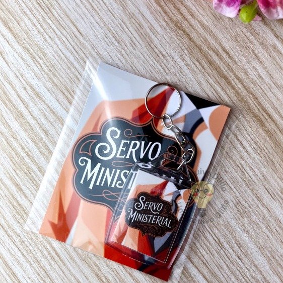 Arte para chaveiro com tag 3x4 Ancião e Servo - Imagem 3