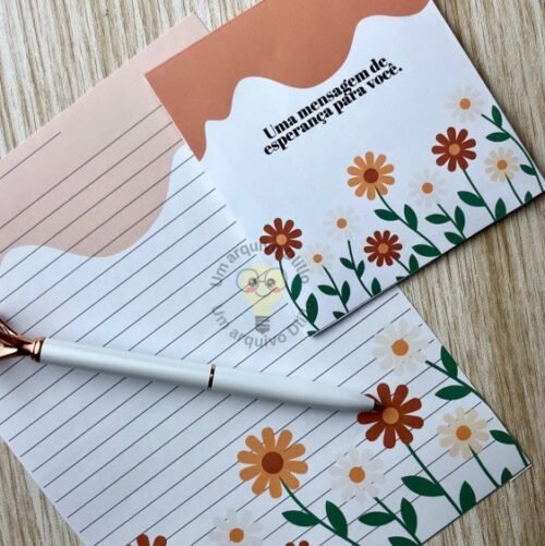 Cartas Florais 2 por página