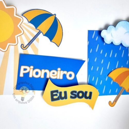 Painel para Parede "PIONEIRO EU SOU"