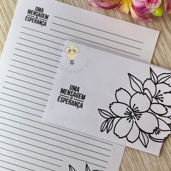 Cartas para colorir - Uma mensagem de Esperança - Imagem 8