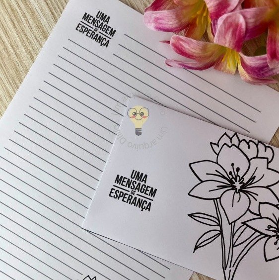 Cartas para colorir - Uma mensagem de Esperança - Imagem 7