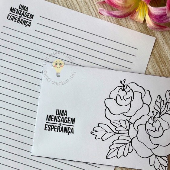 Cartas para colorir - Uma mensagem de Esperança - Imagem 6