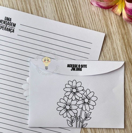 Cartas para colorir - Uma mensagem de Esperança - Imagem 5