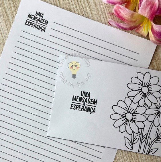 Cartas para colorir - Uma mensagem de Esperança - Imagem 4