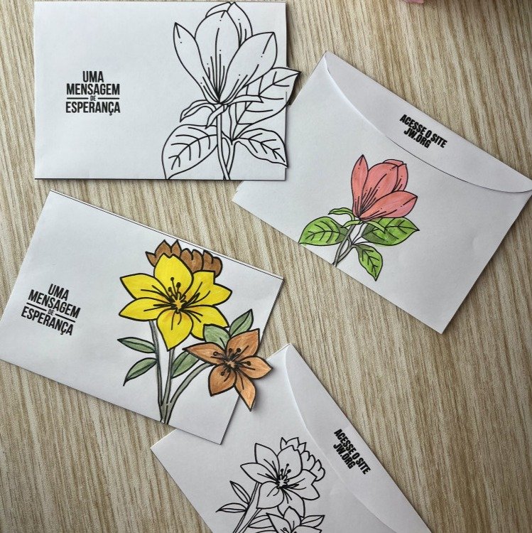 Cartas para colorir - Uma mensagem de Esperança - Imagem 10