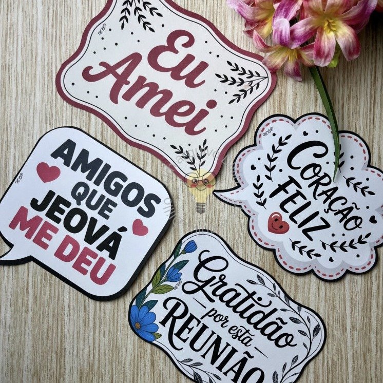 32 Plaquinhas para Fotos - Reunião Especial - Imagem 7