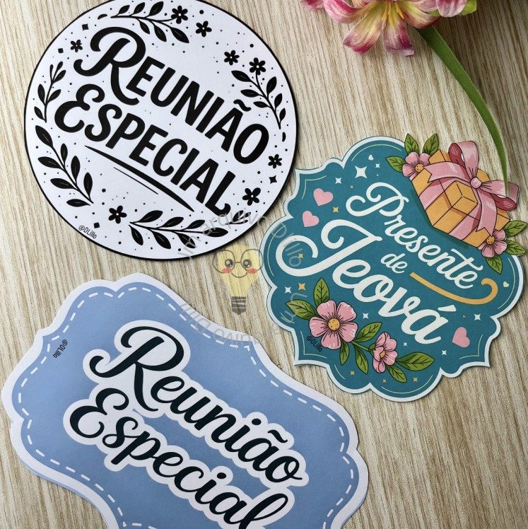 32 Plaquinhas para Fotos - Reunião Especial - Imagem 2