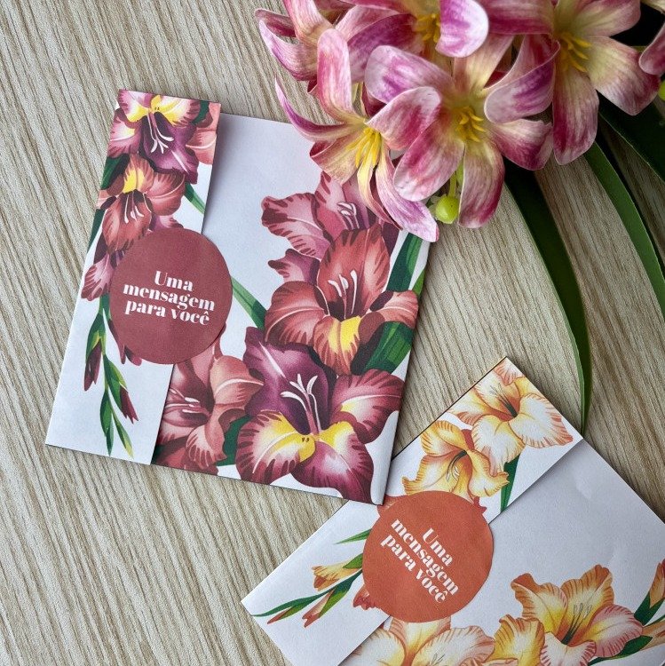 Cartas Floral Modelo 2 - Imagem 14