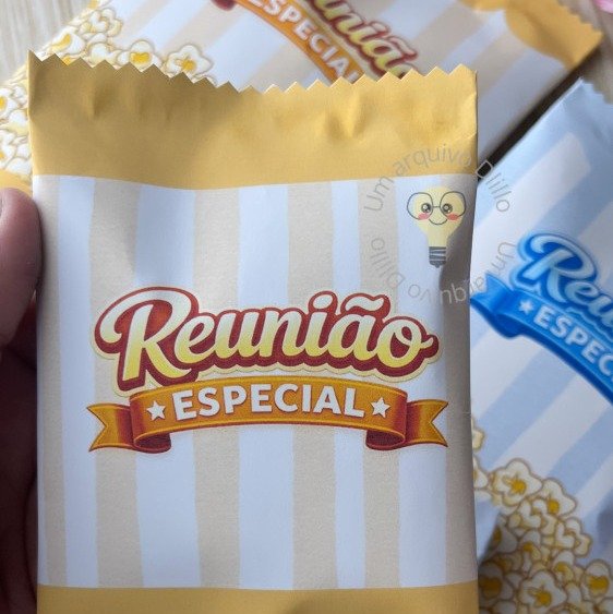 Saco para Pipoca G e Saquinho P - Reunião Especial - Imagem 2