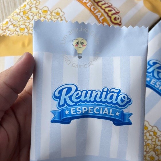 Saco para Pipoca G e Saquinho P - Reunião Especial - Imagem 3